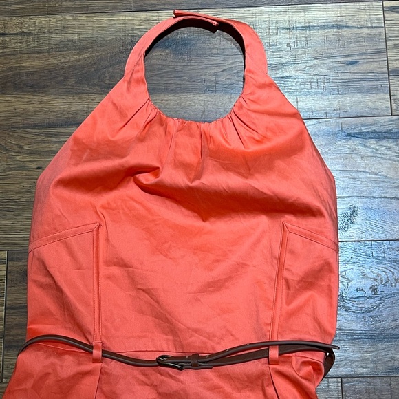 Calvin Klein Halter Dress with belt Size 12 - Picture 3 of 9